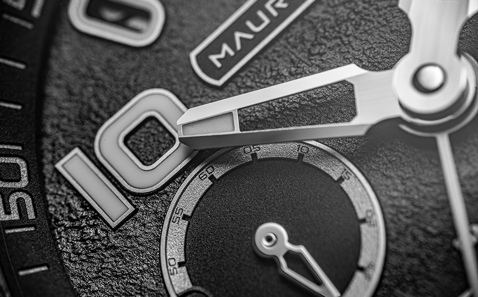 Mauron Musy - Un cadran usiné comme un moteur