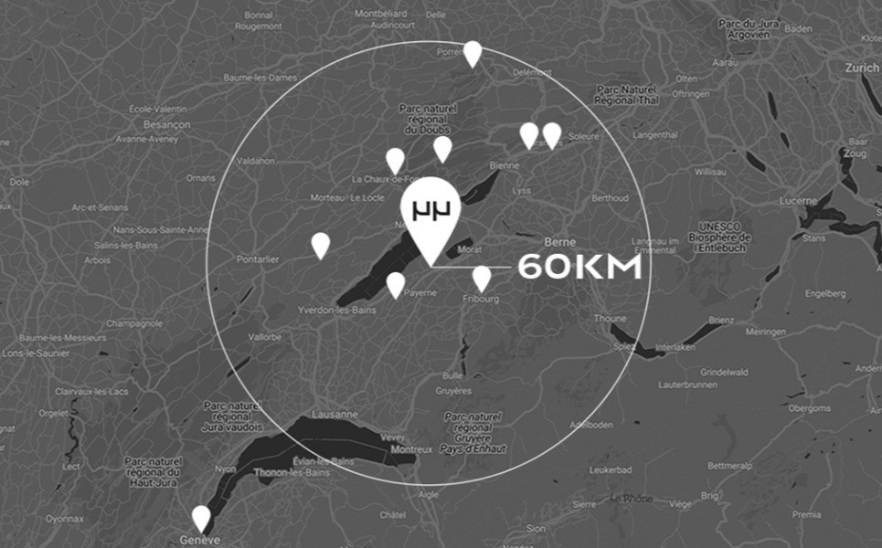 Mauron Musy - A radius of 60 km